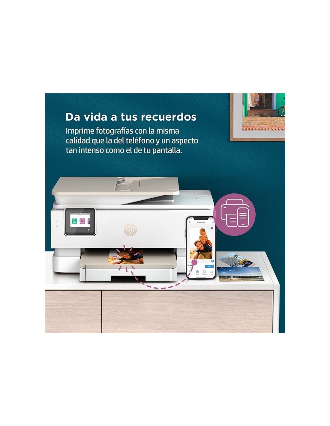 IMPRESORA HP DESKJET MULTIFUNCION ENVY 7920E COLOR WIFI WHITE