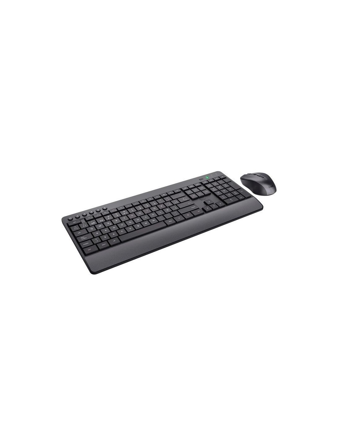 TECLADO + RATON TRUST TREZO WIRELESS BLACK ECO