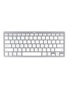 TECLADO TRUST BASICS SLIM WIRELESS BLUETOOTH TKL SILVER