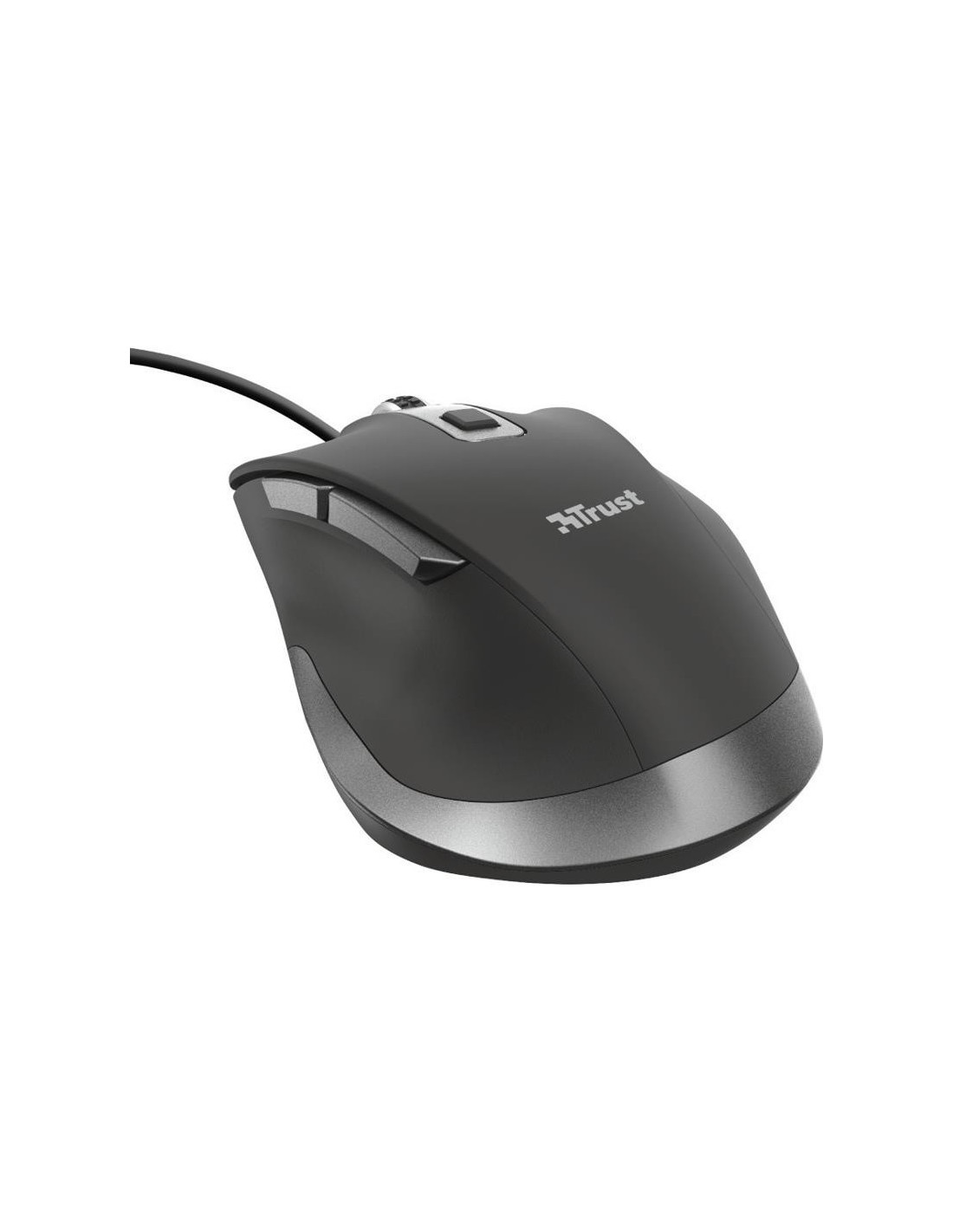 RATON TRUST FYDA WIRED COMFORT ERGONOMICO ECO USB BLACK