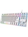TECLADO TRUST GAMING GXT 833W THADO METALICO USB RGB WHITE