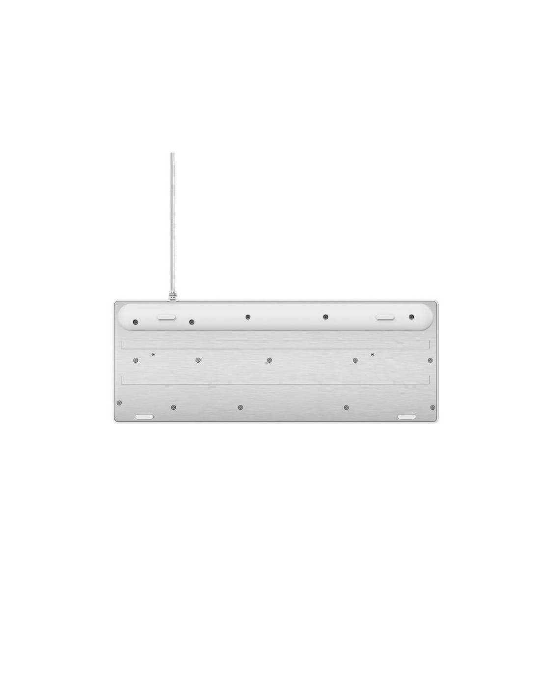 TECLADO TRUST GAMING GXT 833W THADO METALICO USB RGB WHITE