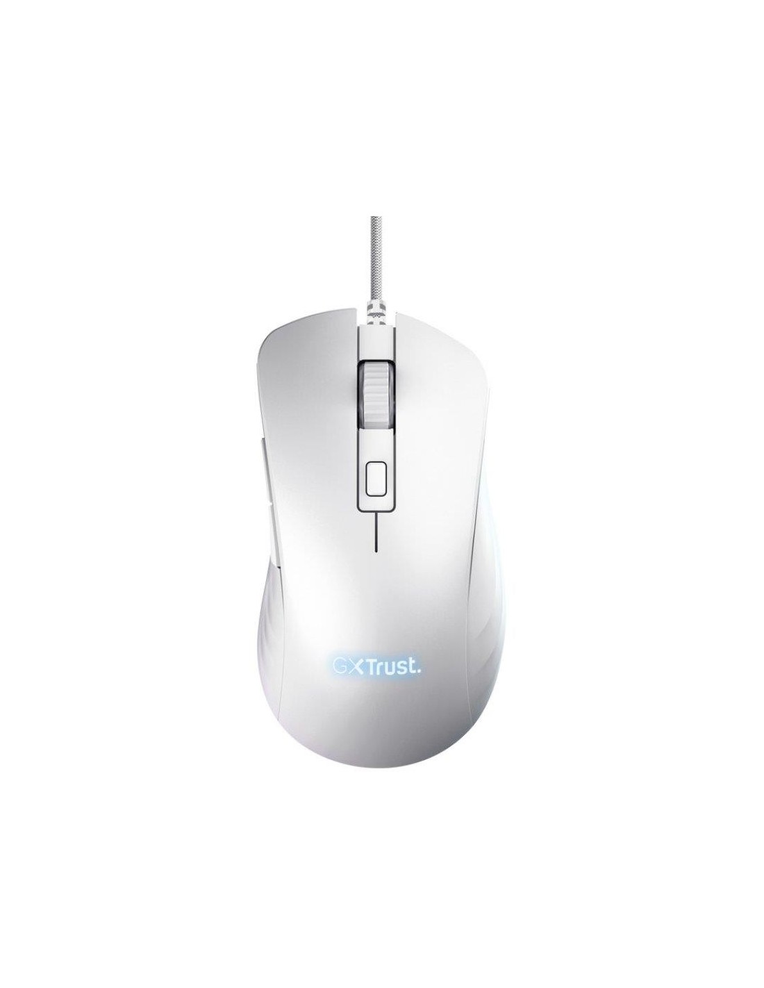 RATON TRUST GAMING GXT 924 YBAR RGB USB 25K DPI WHTE