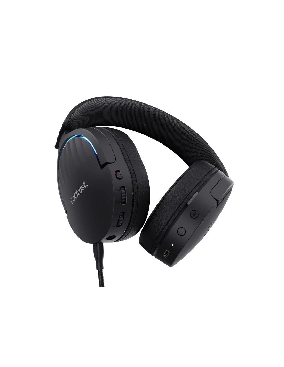 AURICULARES + MICROFONO TRUST GAMING RGB GXT 491 FAYZO HEADSET WIRELESS