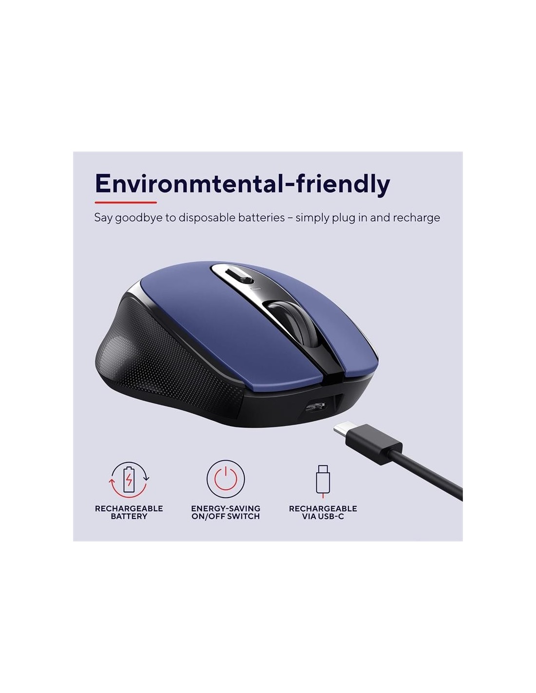 RATON TRUST ZAYA RECARGABLE WIRELESS BLUE
