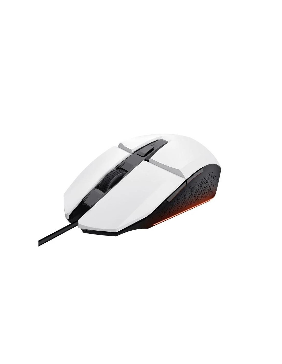 RATON TRUST GAMING GXT 109W FELOX RGB USB 6400DPI 6 BOTONES WHITE