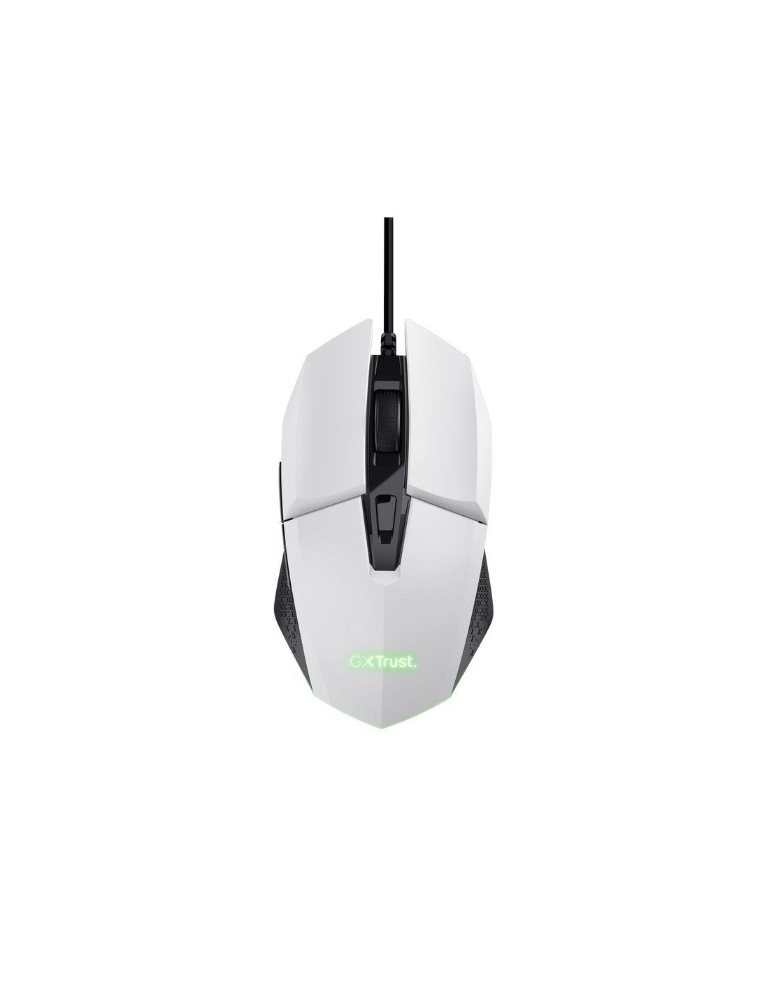 RATON TRUST GAMING GXT 109W FELOX RGB USB 6400DPI 6 BOTONES WHITE