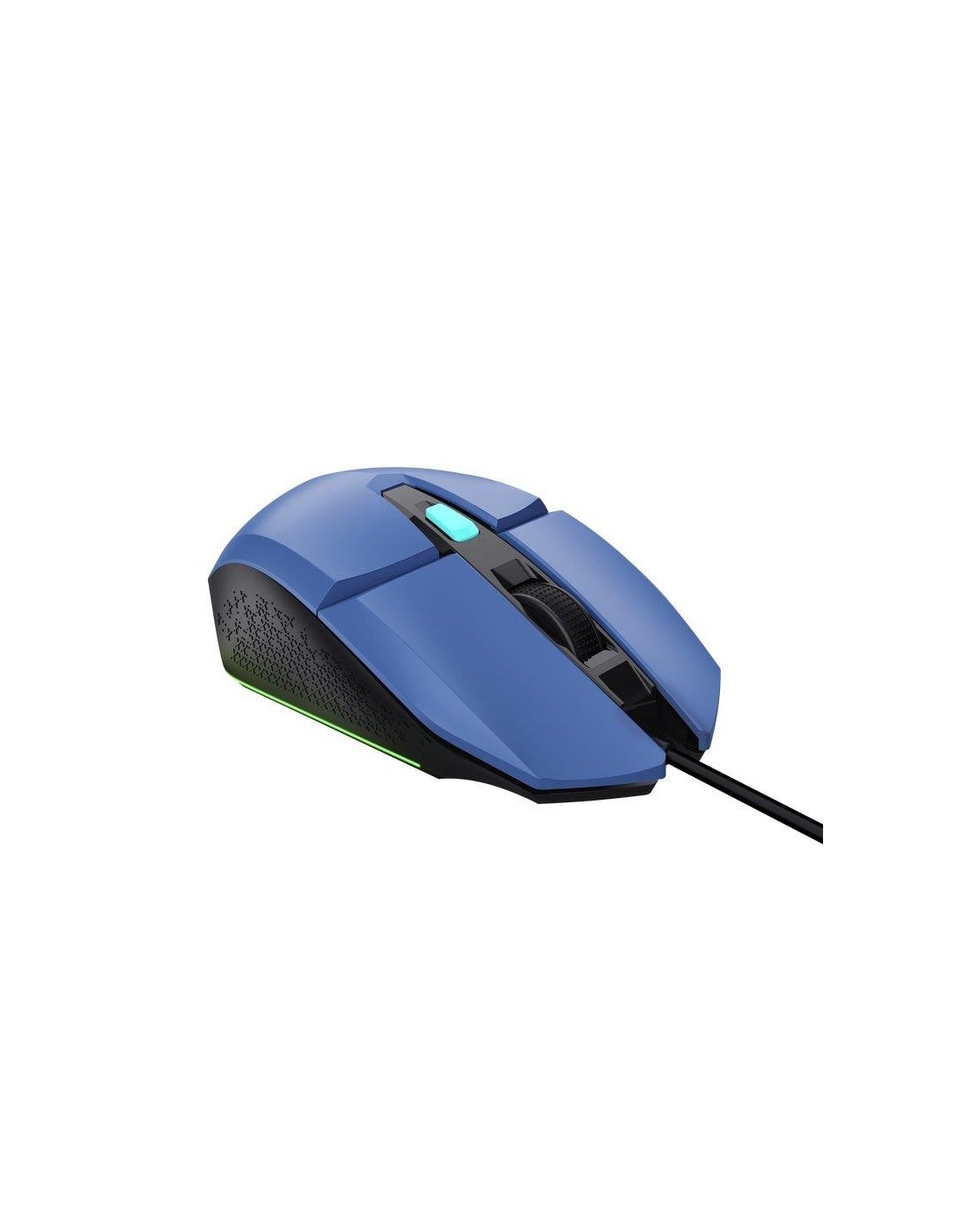 RATON TRUST GAMING GXT 109B FELOX RGB USB 6400DPI 6 BOTONES BLUE