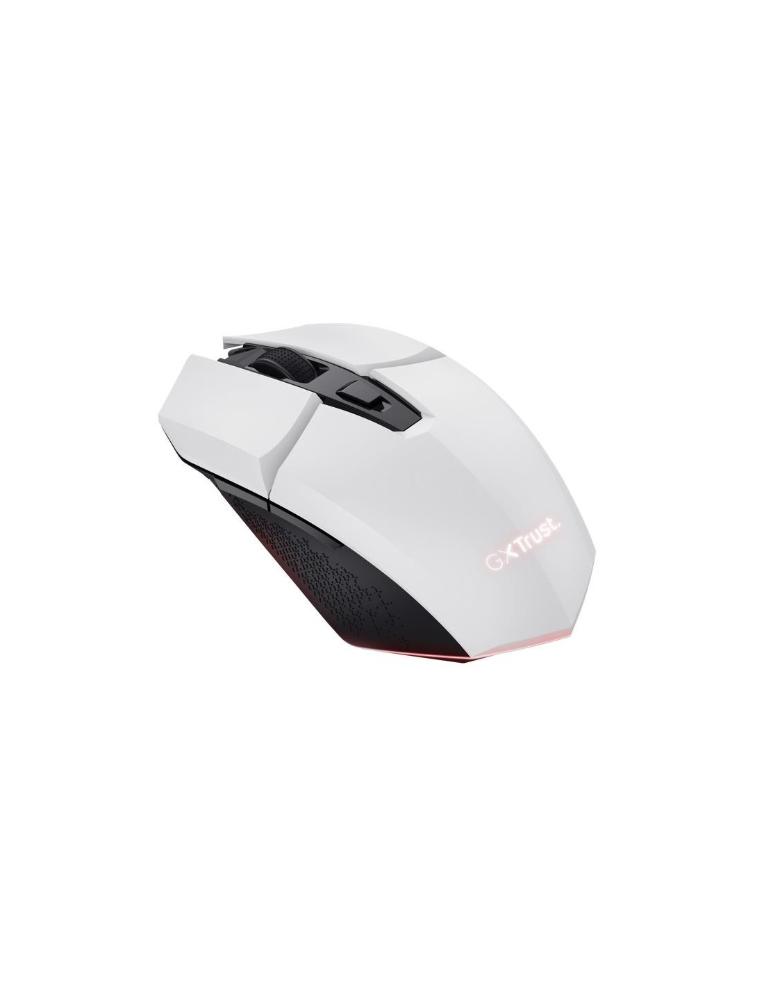 RATON TRUST GAMING GXT 110 FELOX RGB WIRELESS 4800DPI 6 BOTONES WHITE