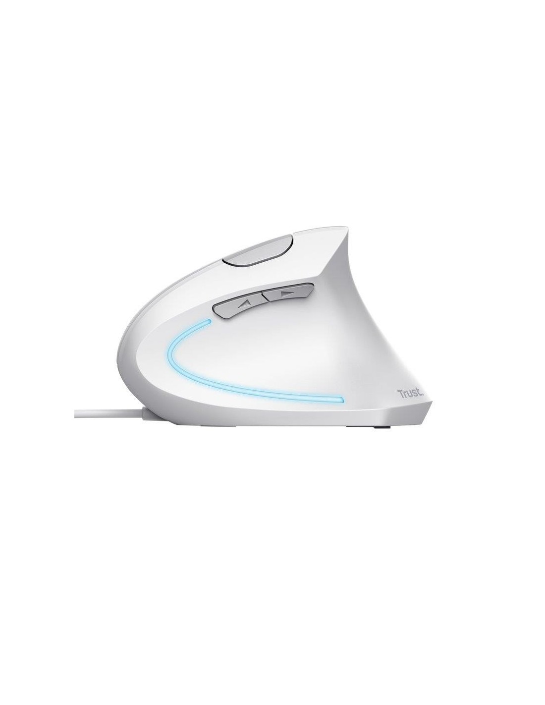 RATON TRUST VERTO USB ERGONOMIC WHITE
