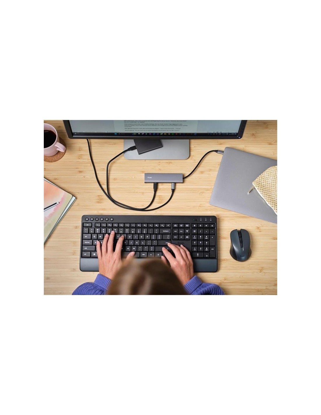 HUB USB-C TRUST 5 PUERTOS HALYX USB-C 3.2