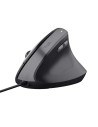RATON TRUST BAYO II ERGONOMICO 2400 DPI USB BLACK