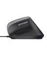 RATON TRUST BAYO II ERGONOMICO 2400 DPI USB BLACK