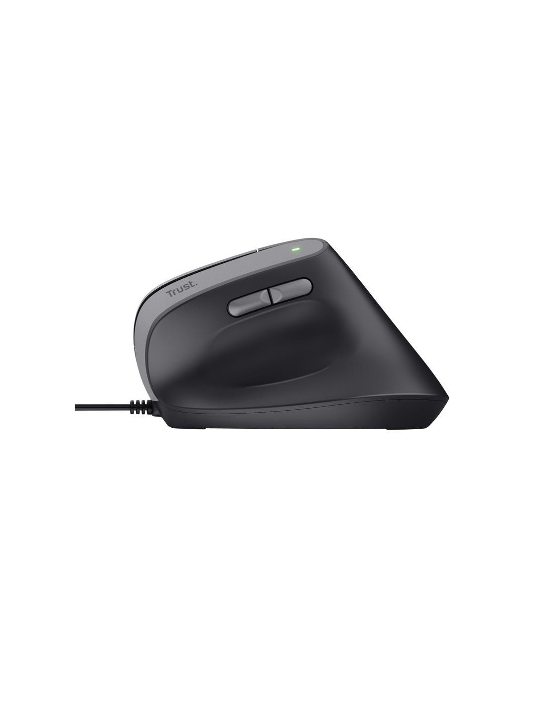 RATON TRUST BAYO II ERGONOMICO 2400 DPI USB BLACK