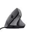 RATON TRUST BAYO II ERGONOMICO 2400 DPI USB BLACK