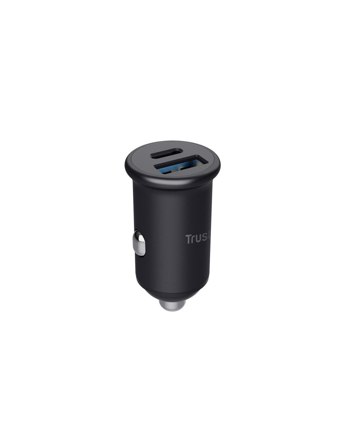 CARGADOR COCHE SMARTPHONE TRUST MAXO PD 38W USB-A USB-C BLACK