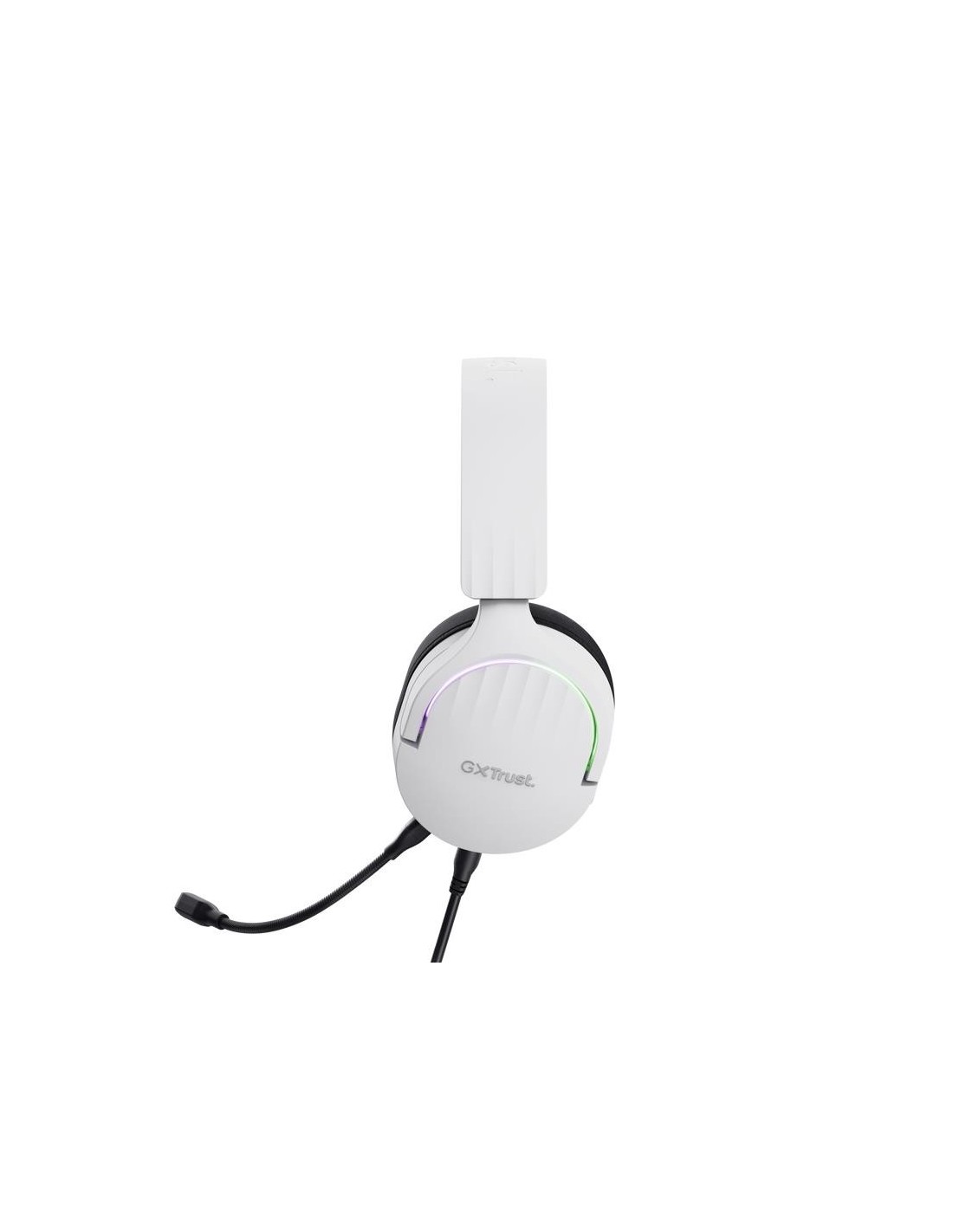 AURICULARES + MICROFONO TRUST GAMING RGB GXT 490W FAYZO HEADSET 7.1 WHITE