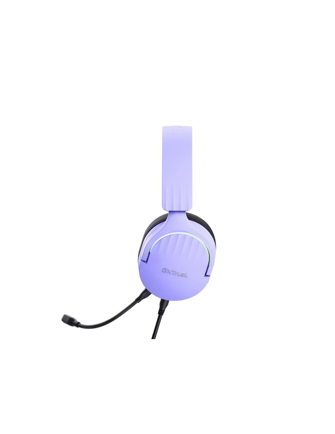 AURICULARES + MICROFONO TRUST GAMING RGB GXT 490P FAYZO HEADSET 7.1 PURPLE