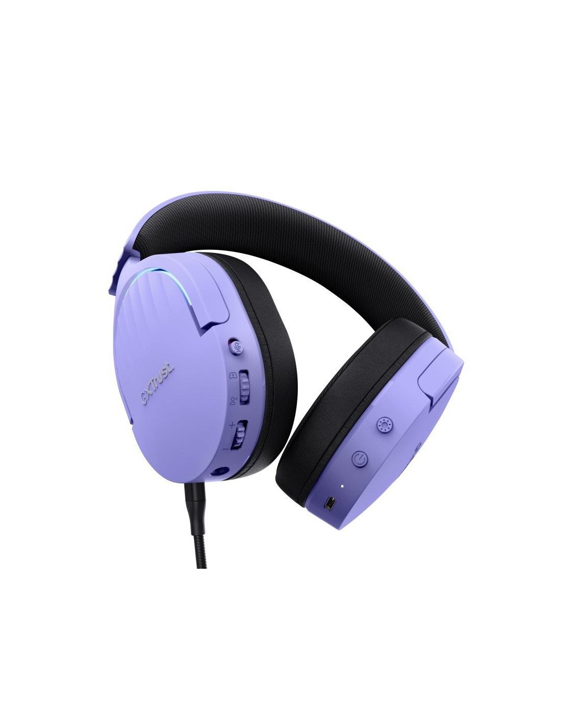 AURICULARES + MICROFONO TRUST GAMING RGB GXT 491P FAYZO HEADSET WIRELESS