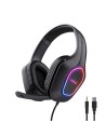 AURICULARES + MICROFONO TRUST GAMING GXT 416 ZIROX HEADSET RGB BLACK