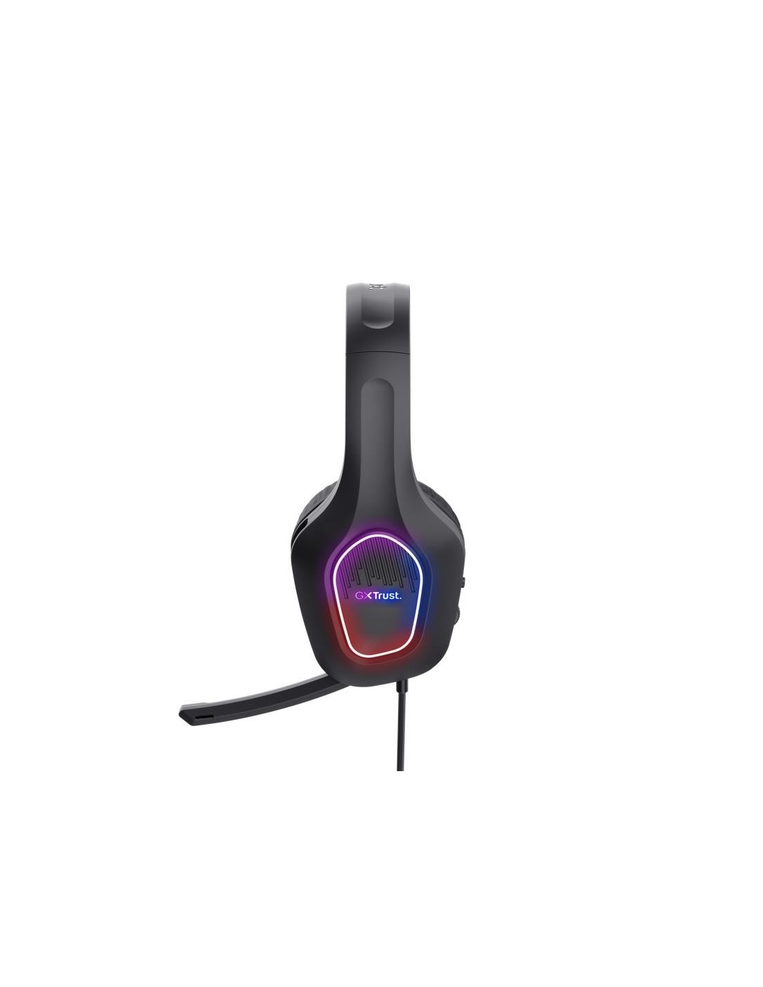 AURICULARES + MICROFONO TRUST GAMING GXT 416 ZIROX HEADSET RGB BLACK
