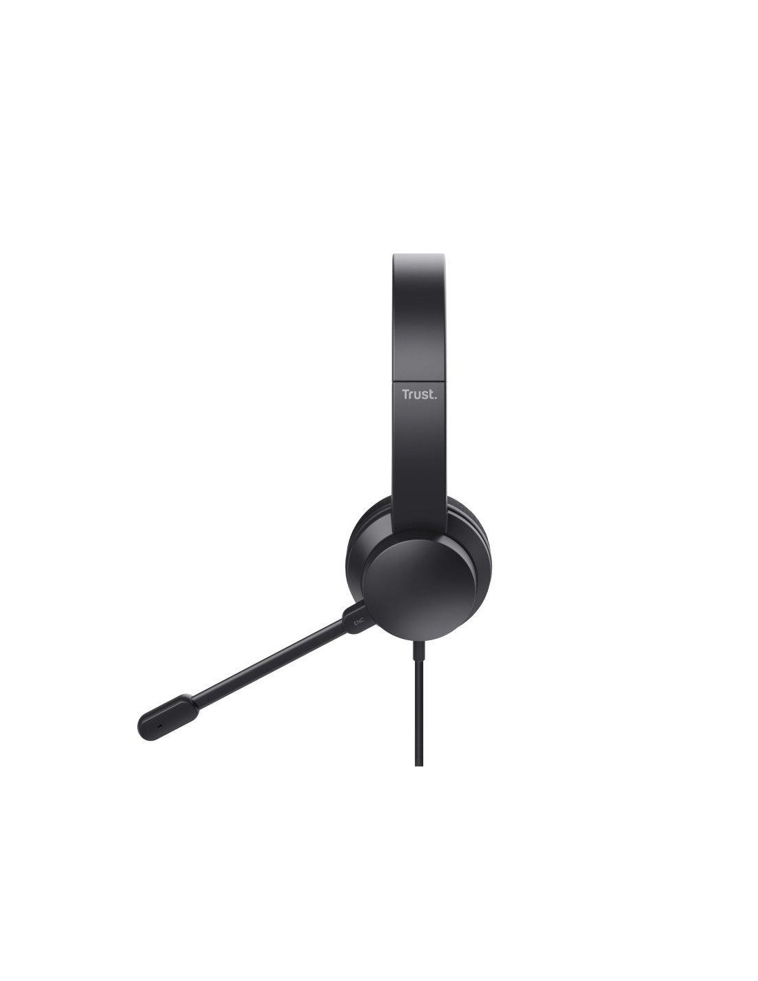 AURICULARES + MICROFONO TRUST HS-260 HEADSET ENC USB-A/USB-C BLACK