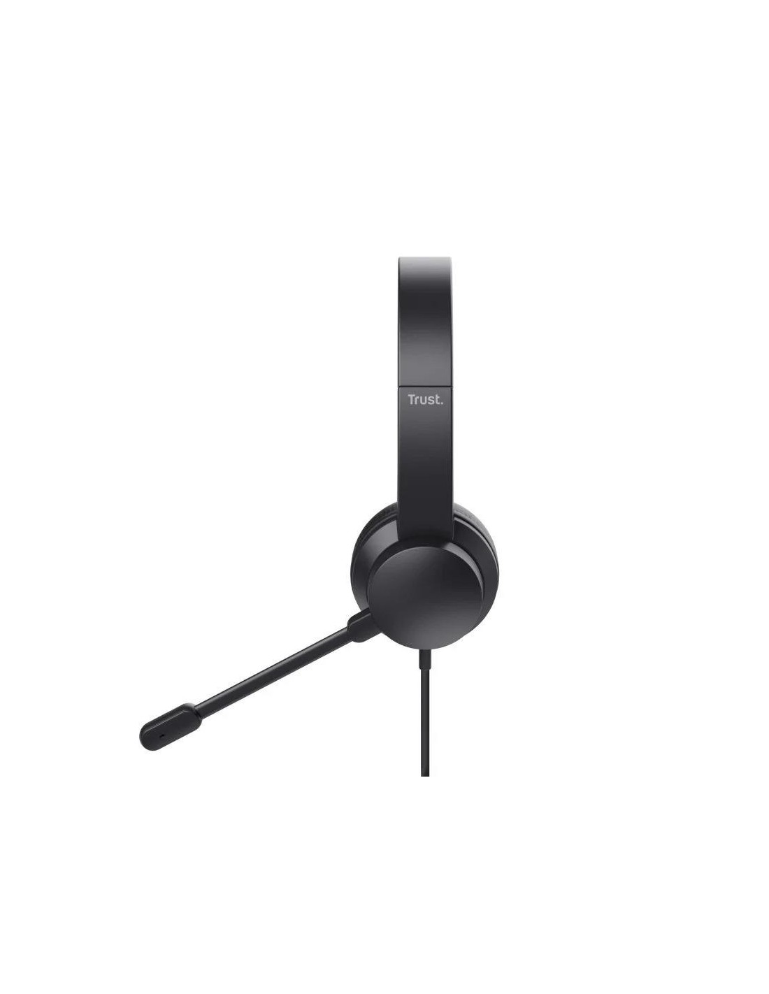 AURICULARES + MICROFONO TRUST HS-201 HEADSET USB BLACK