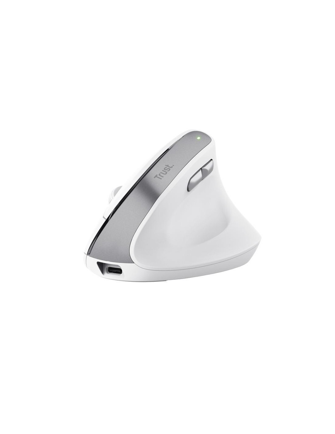 RATON TRUST BAYO II ERGONOMICO ECO 2400 DPI WIRELESS RECARGABLE WHITE