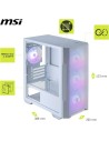 CAJA ORDENADOR GAMING MSI MAG FORGE M100R MATX ARGB WHITE