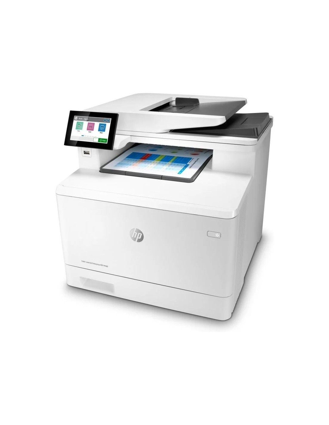 IMPRESORA MFP HP LASER COLOR LASERJET ENTERPRISE M480F DUPLEX WHITE