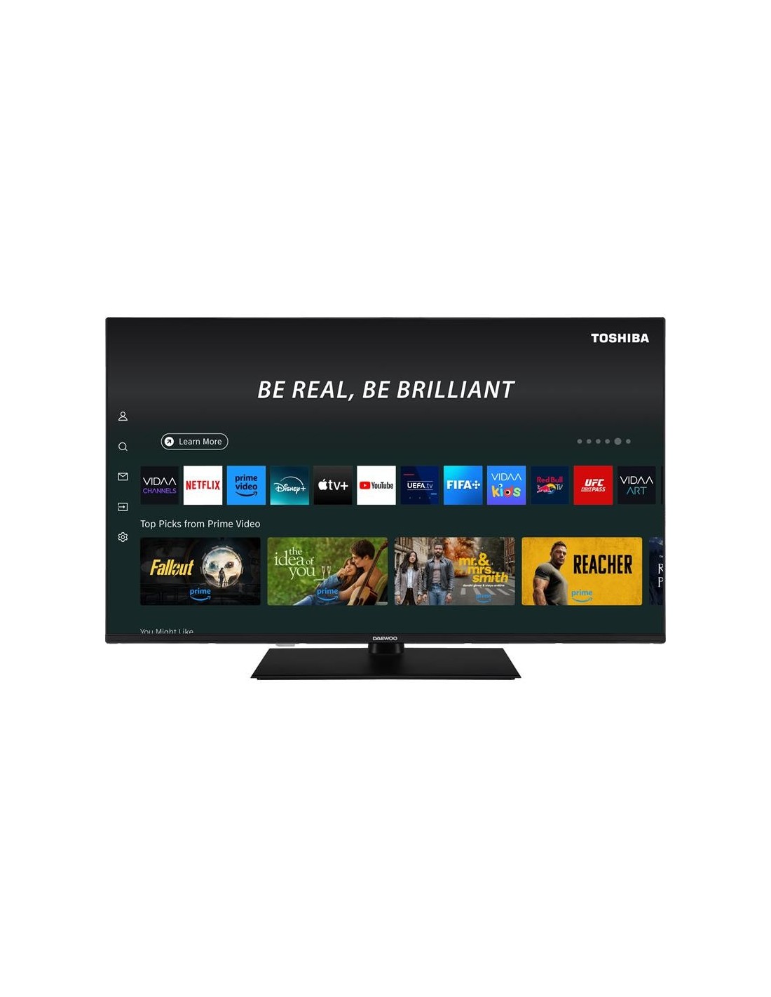 TELEVISOR DAEWOO 43 QLED 4K UHD USB SMART TV WIFI BLUETOOTH