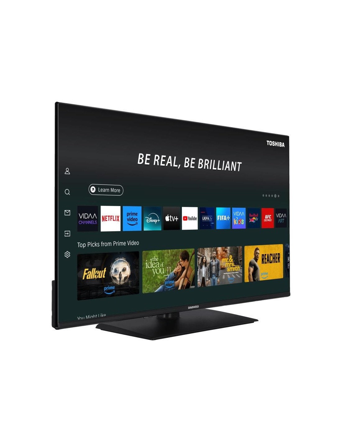 TELEVISOR DAEWOO 43 QLED 4K UHD USB SMART TV WIFI BLUETOOTH