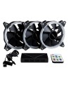 PACK 3 VENTILADORES 12CM UNYKACH CANDY 30 ARGB + CONTROLADORA