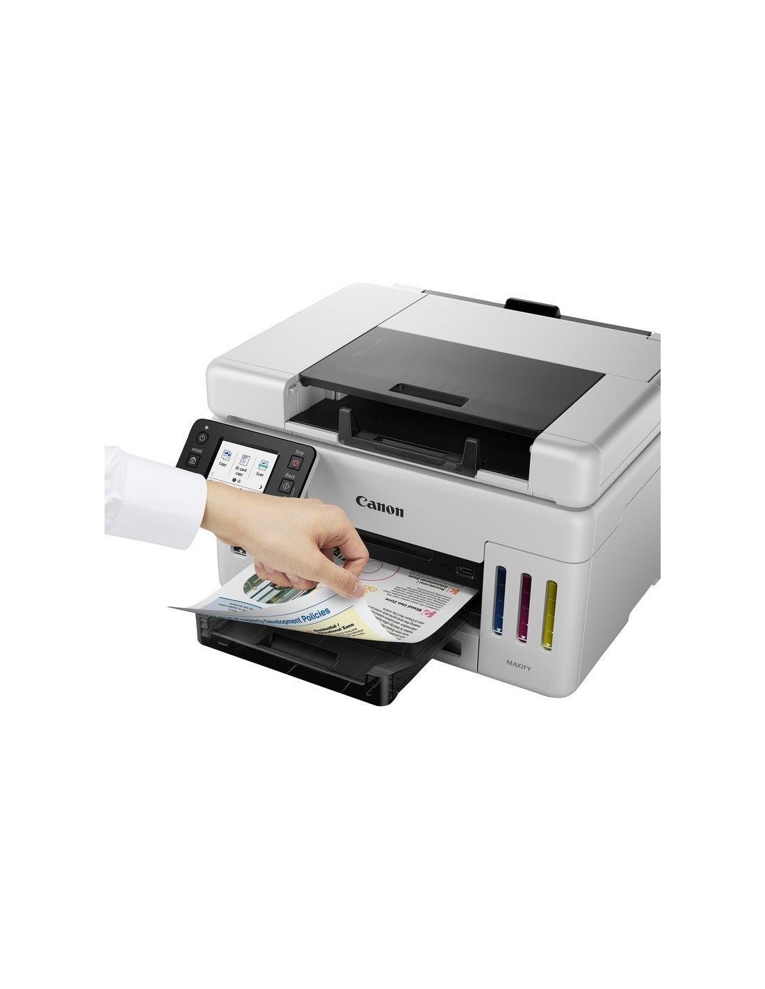 IMPRESORA CANON MAXIFY GX6550 MEGATANK MFP DUPLEX D-ADF COLOR RJ45/WIFI
