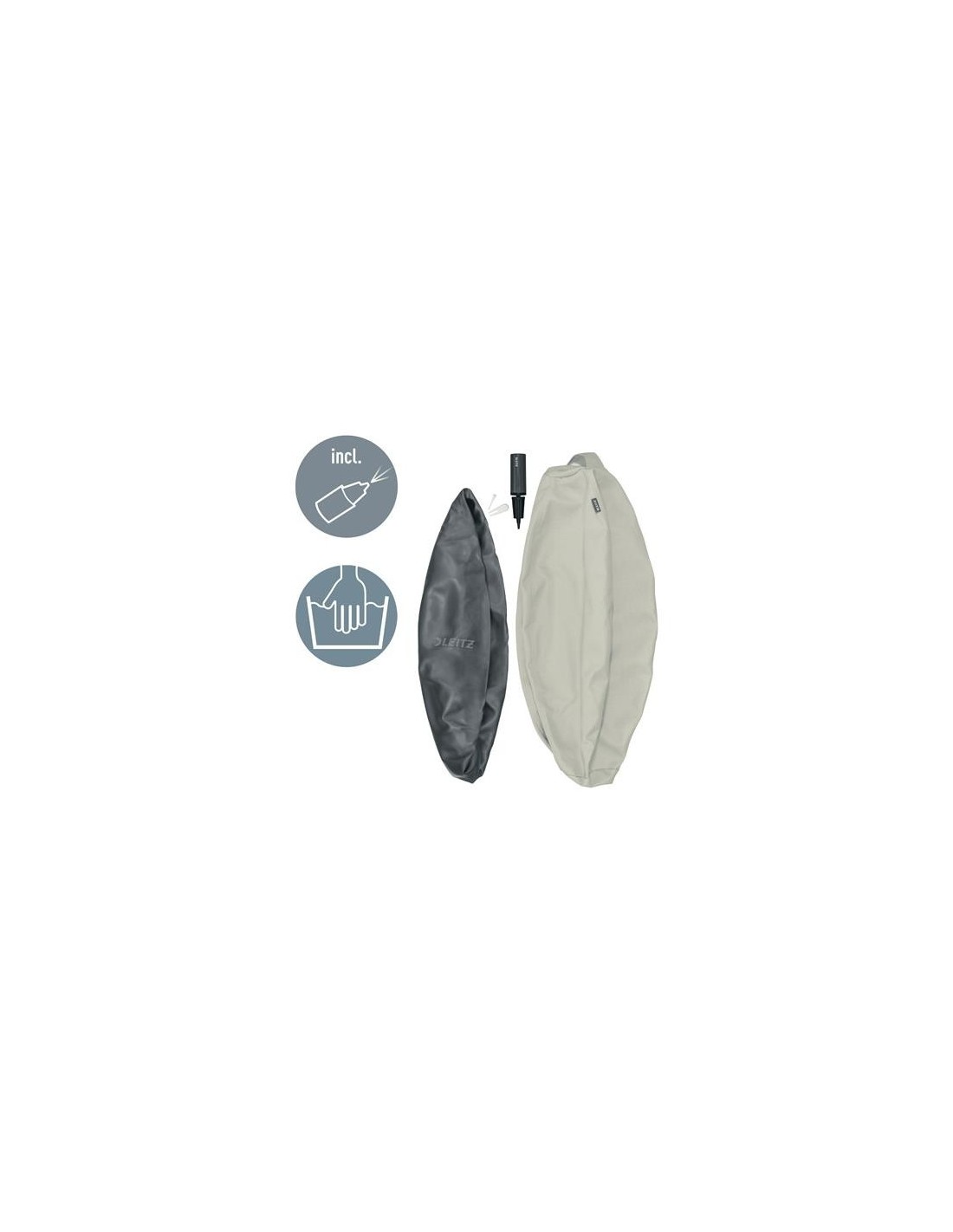 ASIENTO BALON LEITZ ANTIDESLIZANTE ERGO ACTIVE 75CM GREY