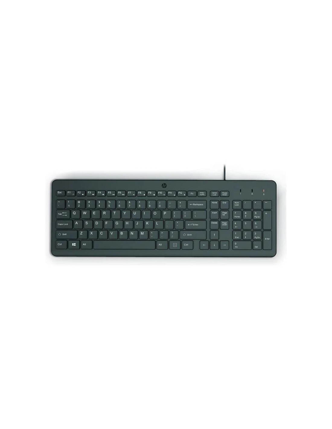 TECLADO HP 150 USB BLACK