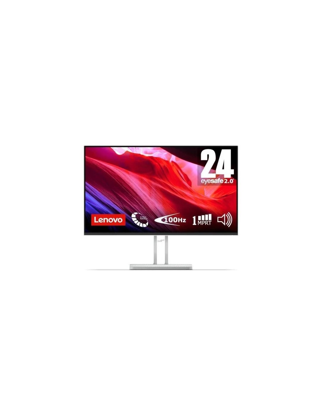 MONITOR LENOVO L24I-4A 24 IPS 100HZ MULTIMEDIA PIVOTANTE HDMI VGA WHITE