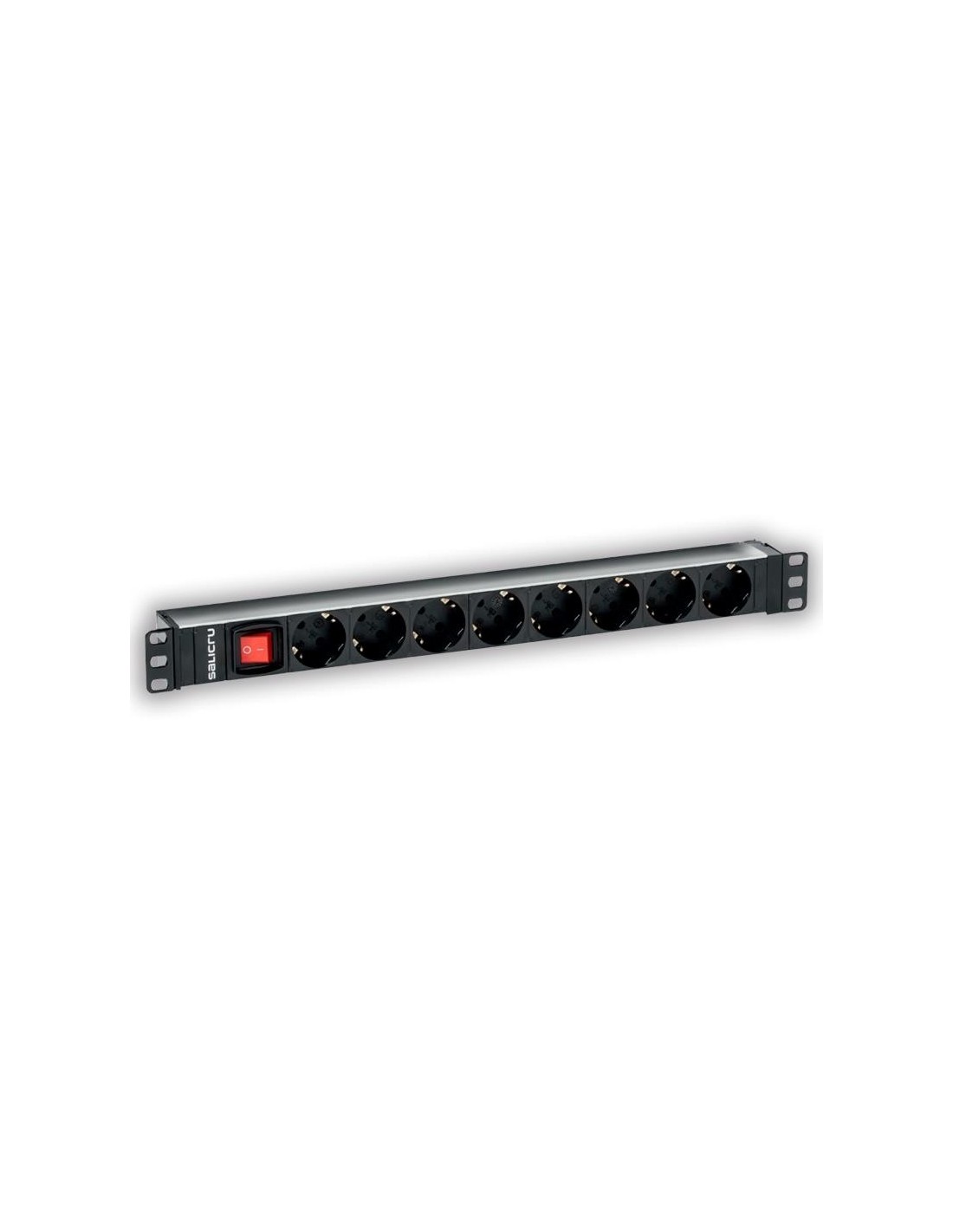 PDU TIPO REGLETA SALICRU DE 8 TOMAS SCH/SCH CON INTERRUPTOR