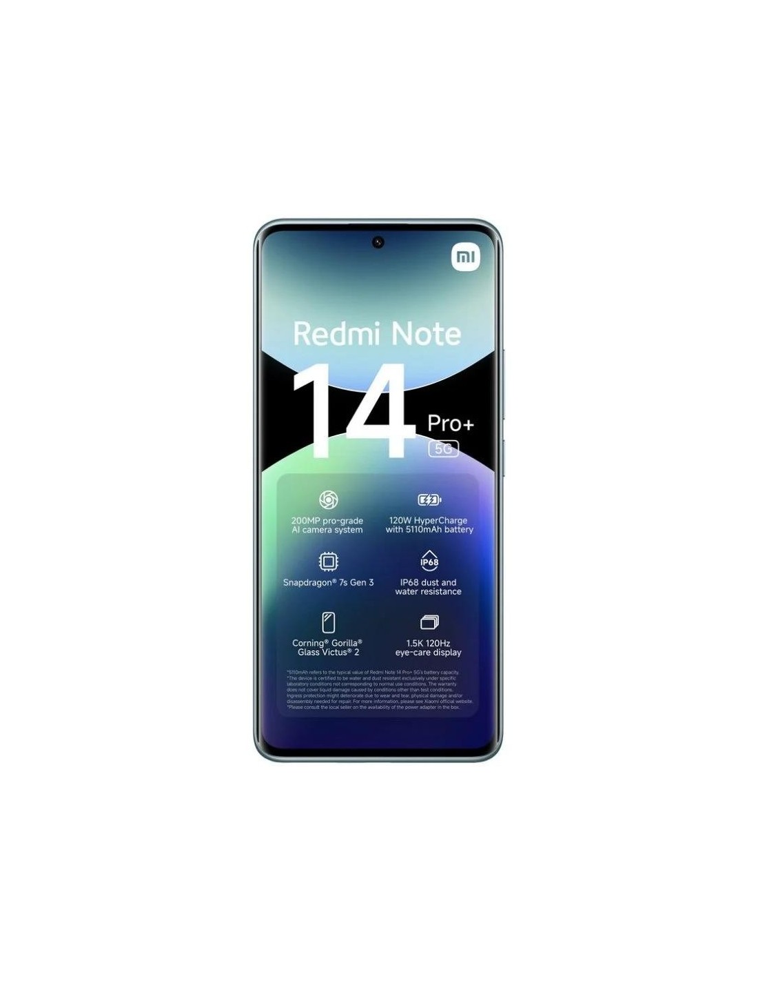 SMARTPHONE XIAOMI REDMI NOTE 14 PRO+ 6.67 12GB/512GB/200MP/NFC/5G BLUE