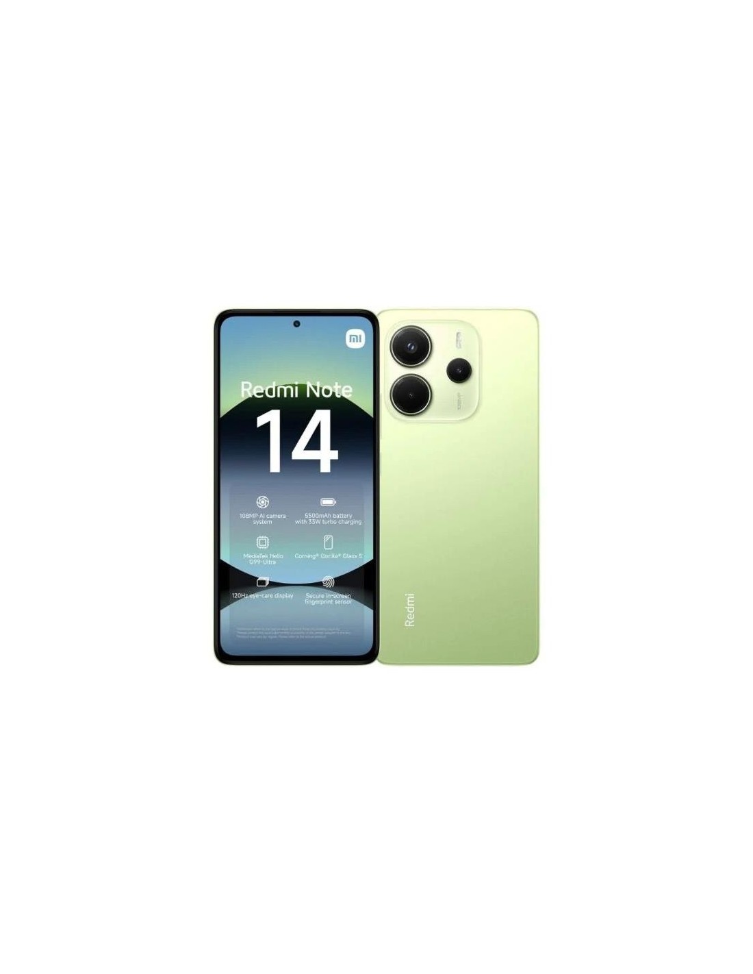 SMARTPHONE XIAOMI REDMI NOTE 14 6.67 8GB/256GB/108MP/NFC/4G GREEN