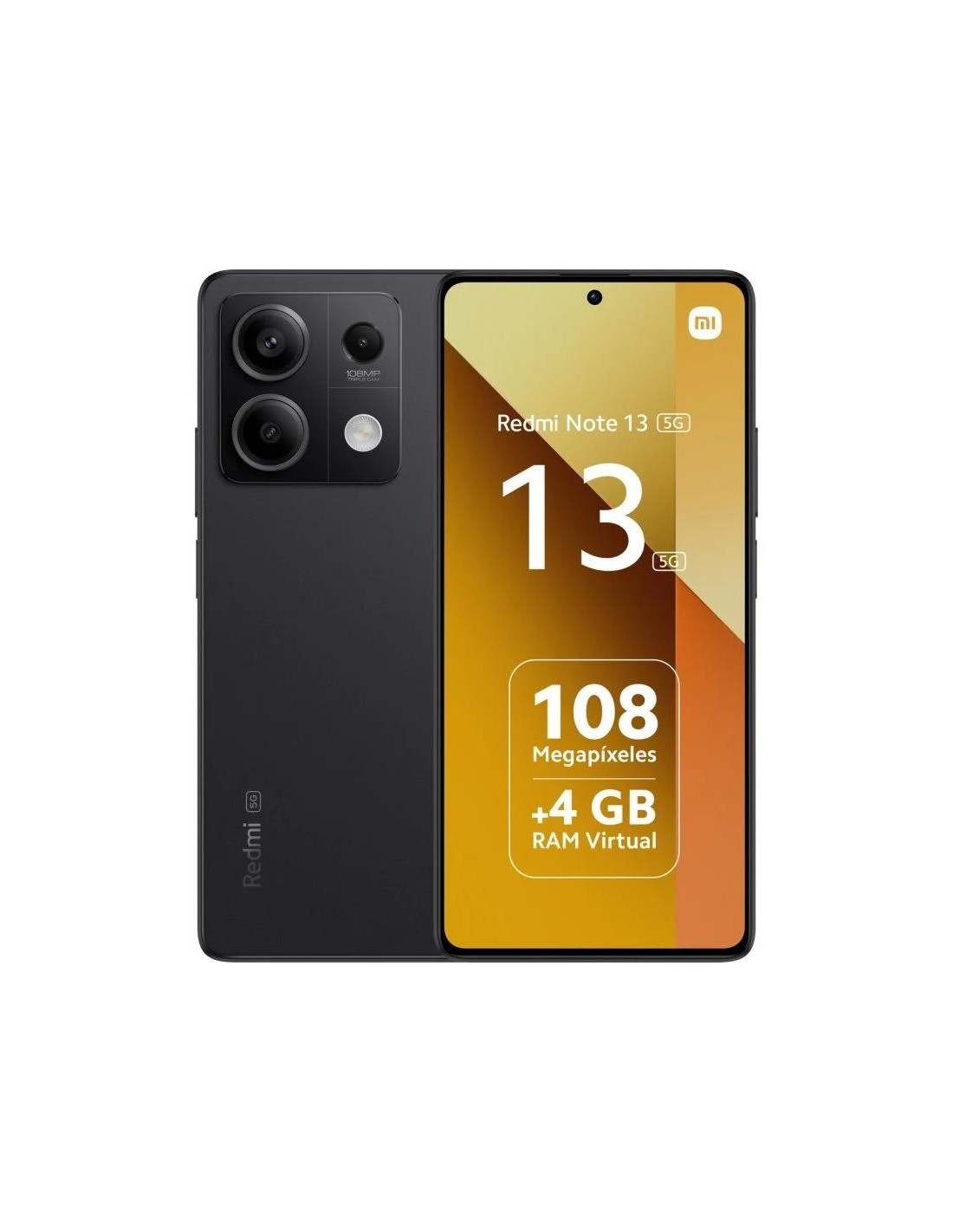 SMARTPHONE XIAOMI REDMI NOTE 13 6.67 FHD+ 8GB/256GB/108MP/NFC/5G BLACK