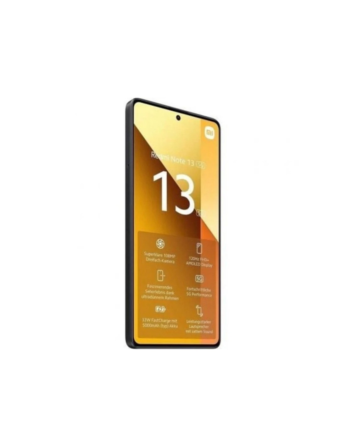 SMARTPHONE XIAOMI REDMI NOTE 13 6.67 FHD+ 8GB/256GB/108MP/NFC/5G BLACK