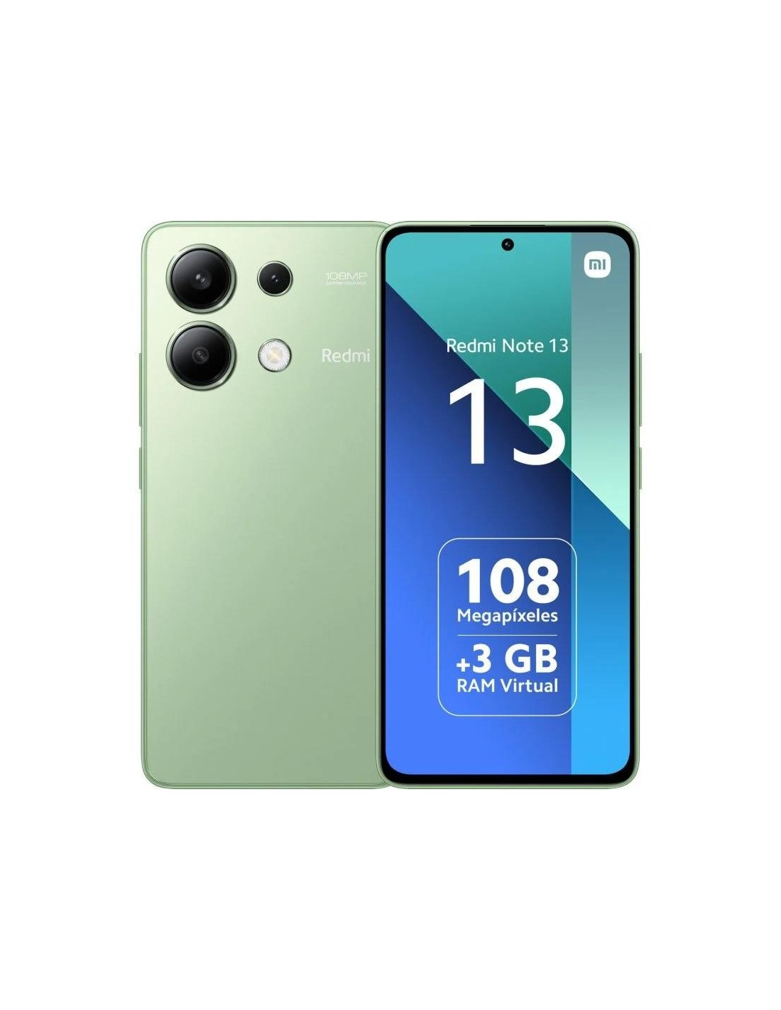 SMARTPHONE XIAOMI REDMI NOTE 13 6.67 FHD+ 6GB/128GB/108MP/NFC/4G GREEN