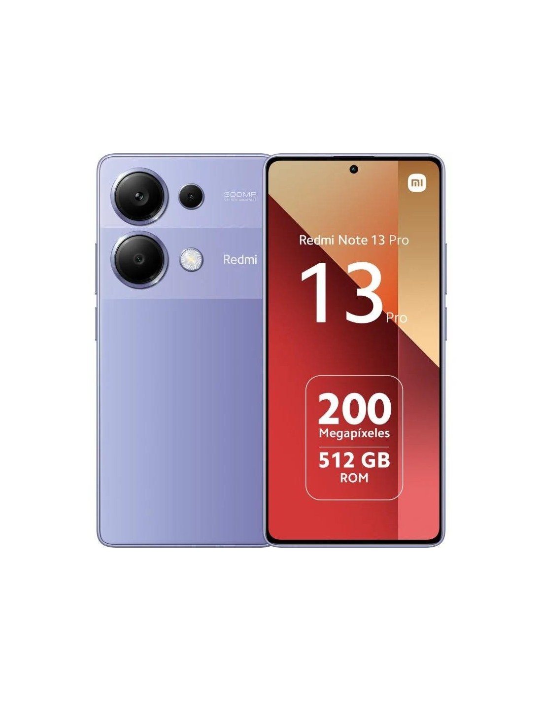 SMARTPHONE XIAOMI REDMI NOTE 13 PRO 6.67 12GB/512G/200MP/NFC/4G PURPLE
