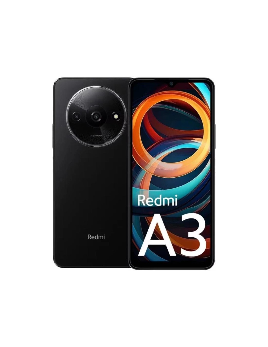 SMARTPHONE XIAOMI REDMI A3 6.71 HD+ HELIO G36 4GB/128GB/8MPX/4G BLACK
