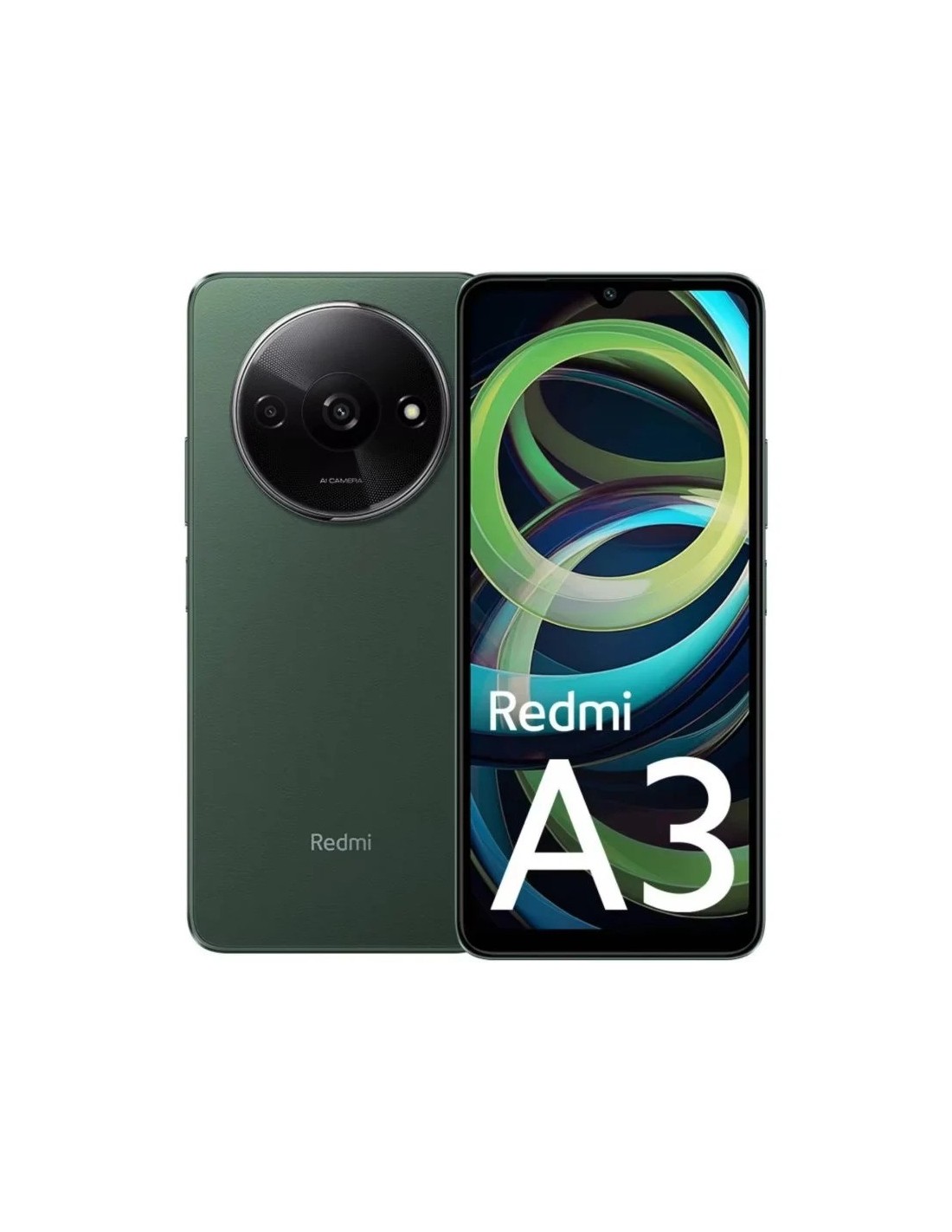 SMARTPHONE XIAOMI REDMI A3 6.71 HD+ HELIO G36 4GB/128GB/8MPX/4G GREEN