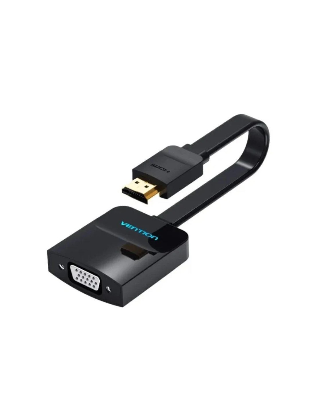 CABLE CONVERSOR VENTION HDMI/M - VGA/H JACK 3.5/H 15CM BLACK