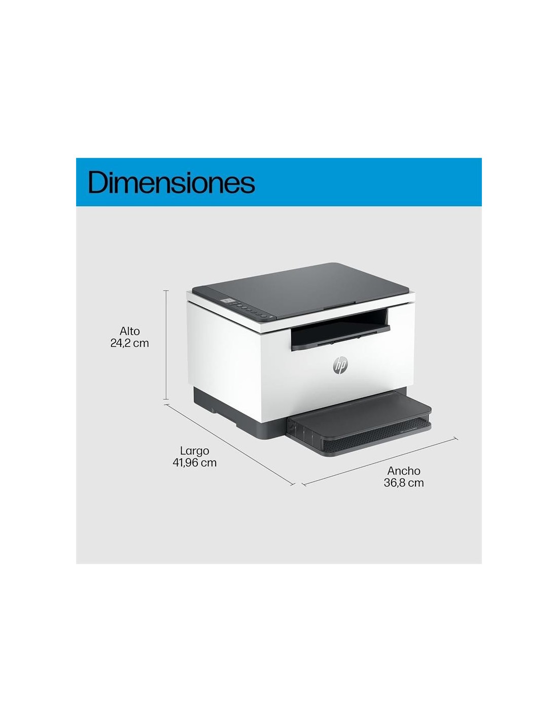 IMPRESORA MFP HP LASER MONOCROMO LASERJET M234D DUPLEX WHITE