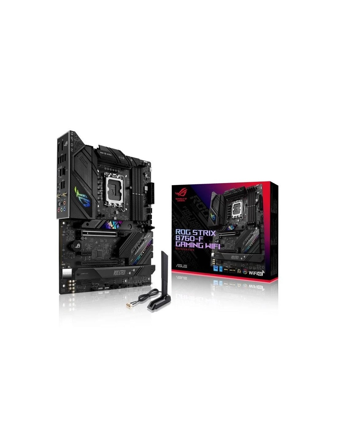PLACA BASE ASUS ROG STRIX B760-F GAMING WIFI 4XDDR5 HDMI + DP