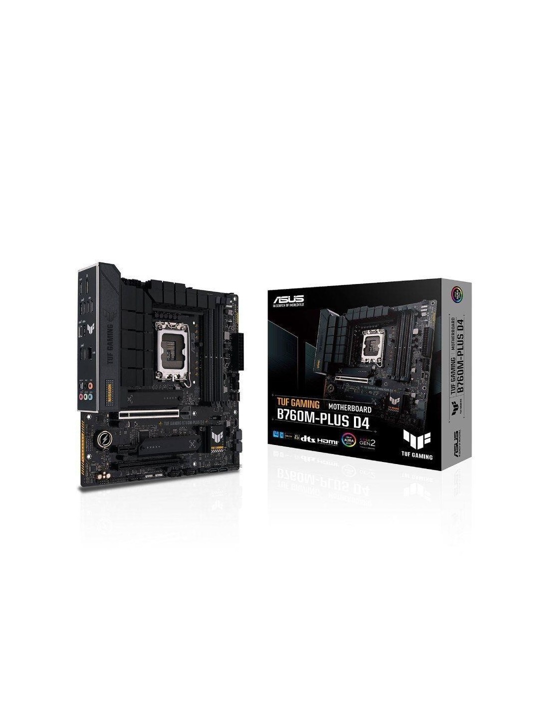 PLACA BASE ASUS PRIME B760-PLUS D4 M-ATX 4XDDR4 HDMI + DP